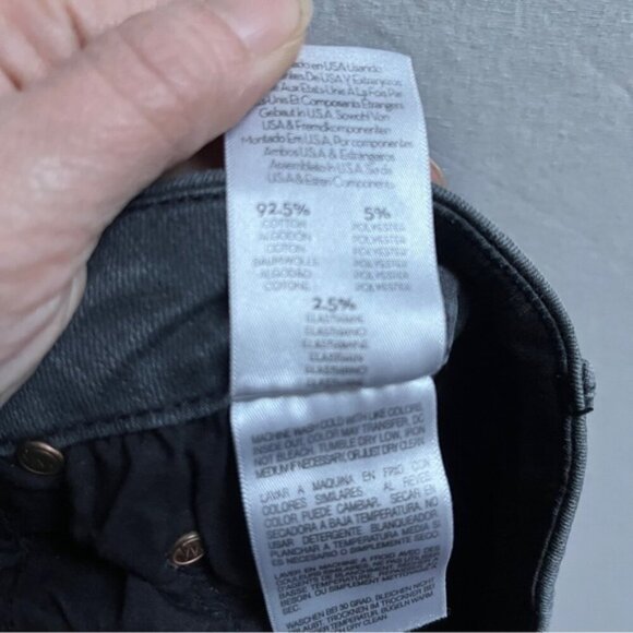 Mother high waisted looker ankle fray Dancing in the Moonlight denim Sz 28 - Picture 9 of 13